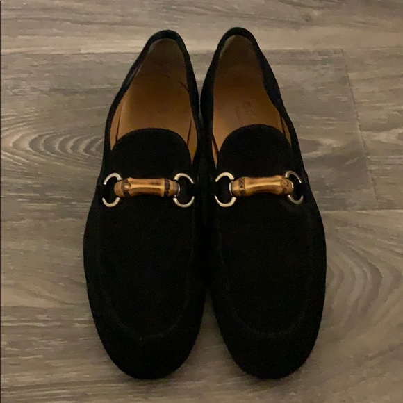 gucci bamboo horsebit loafers